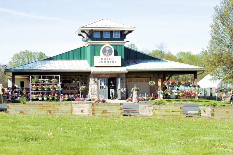 dutch country farm market front view